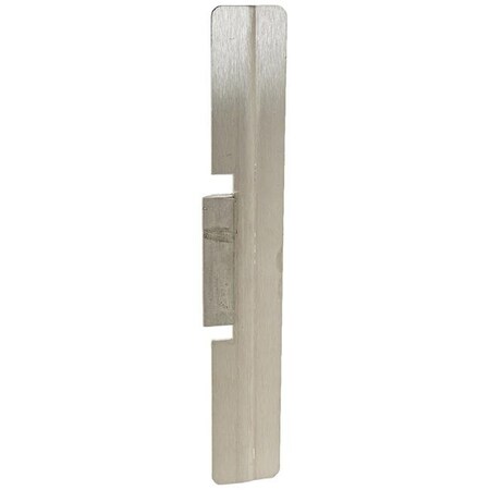 Don-Jo Don-Jo Manufacturing FL 212W6 -WH 12 in. Full Lip High Security Strike with 6 in. CTC Latch Holes; White Coated FL 212W6 -WH